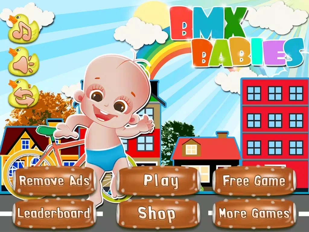 Capturas de pantalla de BMX Babies - Fun Bike Game for Boys and Girls iPad 
