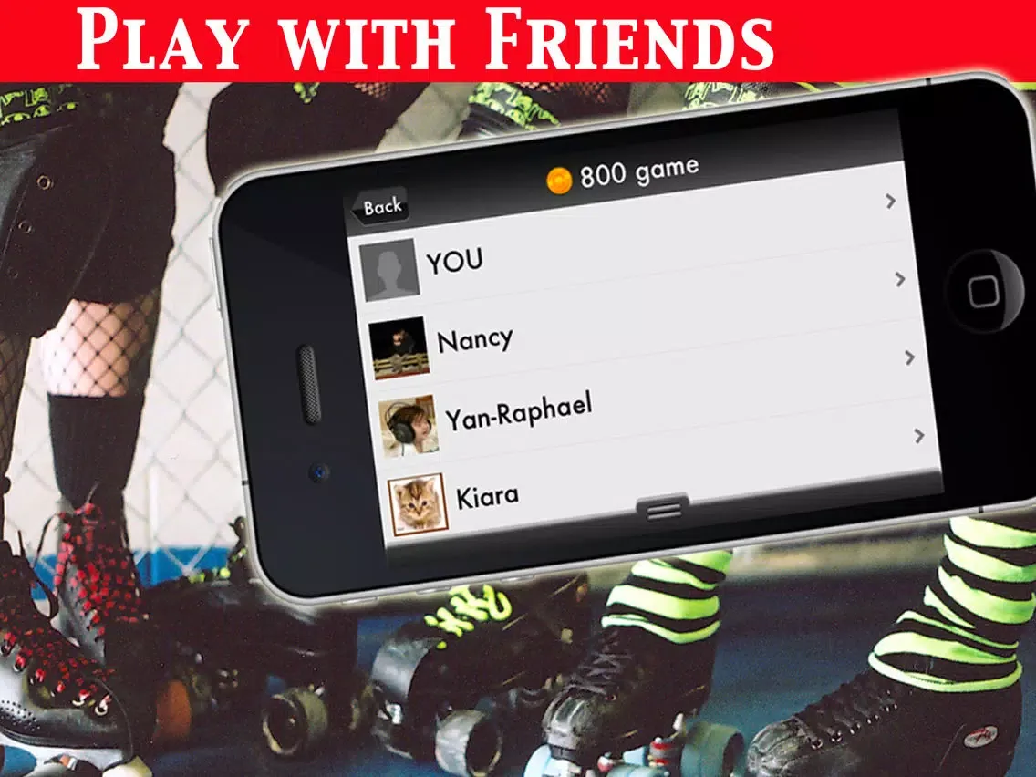 Скриншоты A Roller Derby Candy Dash - Free Downhill Racing Game iPad 