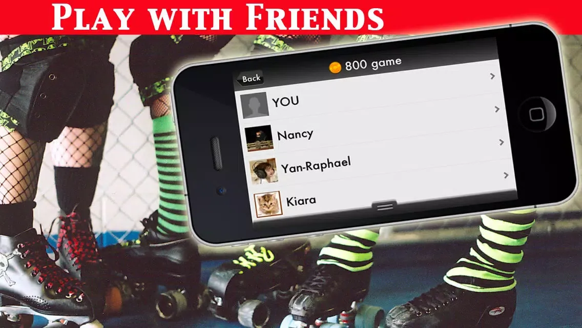 Скриншоты A Roller Derby Candy Dash - Free Downhill Racing Game