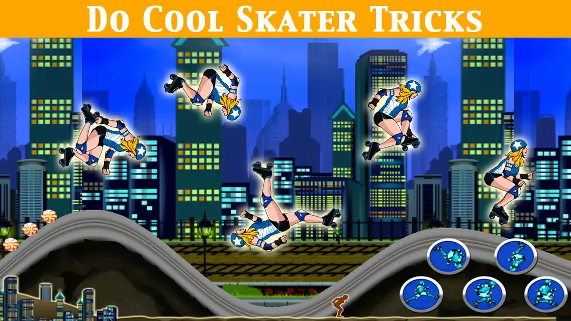 Скриншоты A Roller Derby Candy Dash - Free Downhill Racing Game