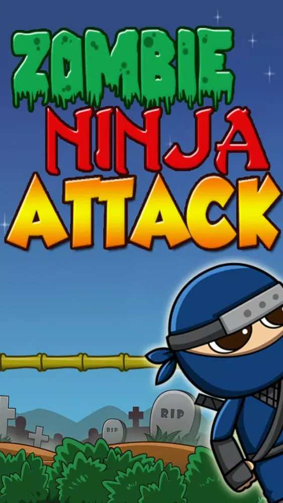 Zombie Ninja Attack - Escape the Angry Flying Zombie Heads স্ক্রিনশট