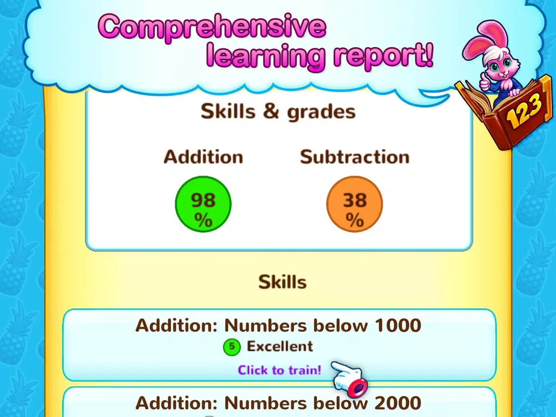 Скриншоты Wonder Bunny Math Race: 3rd Grade Advanced Learning App iPad 