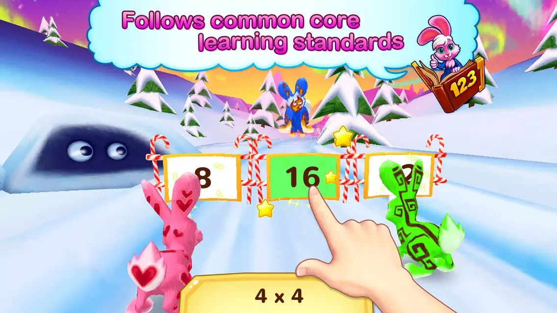 Скриншоты Wonder Bunny Math Race: 3rd Grade Advanced Learning App