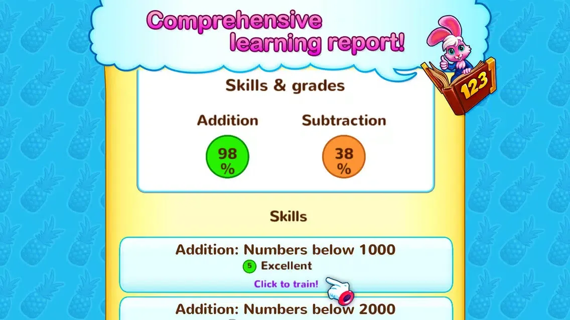 Скриншоты Wonder Bunny Math Race: 3rd Grade Advanced Learning App