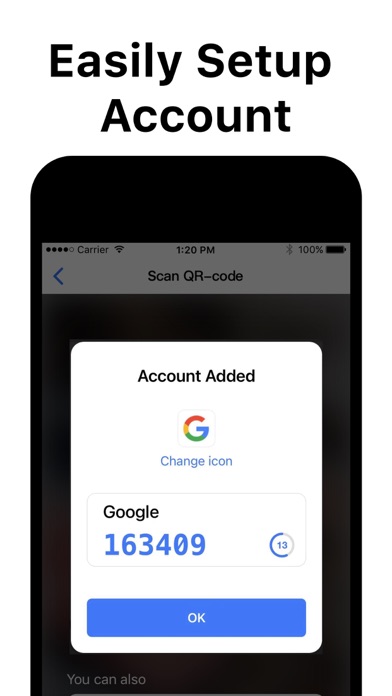 Authenticator App ' スクリーンショット