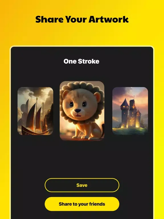 Tangkapan skrin One Stroke - AI Drawing iPad 