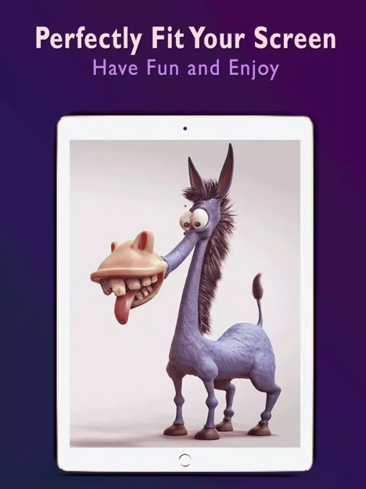 ภาพหน้าจอของ Funny Wallpapers™ iPad 