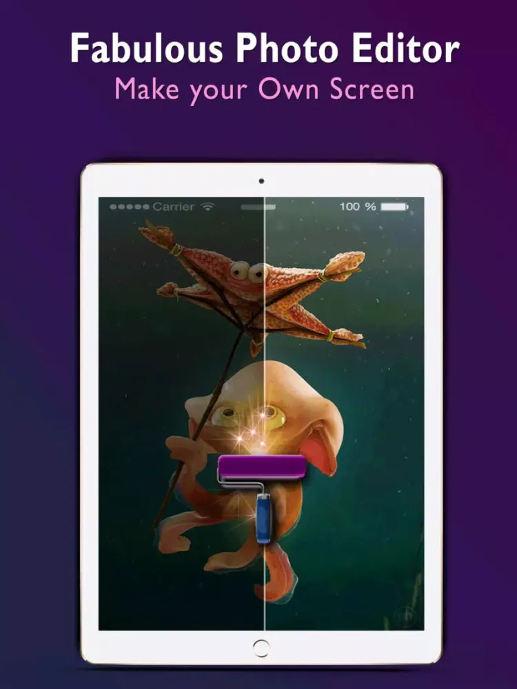 ภาพหน้าจอของ Funny Wallpapers™ iPad 