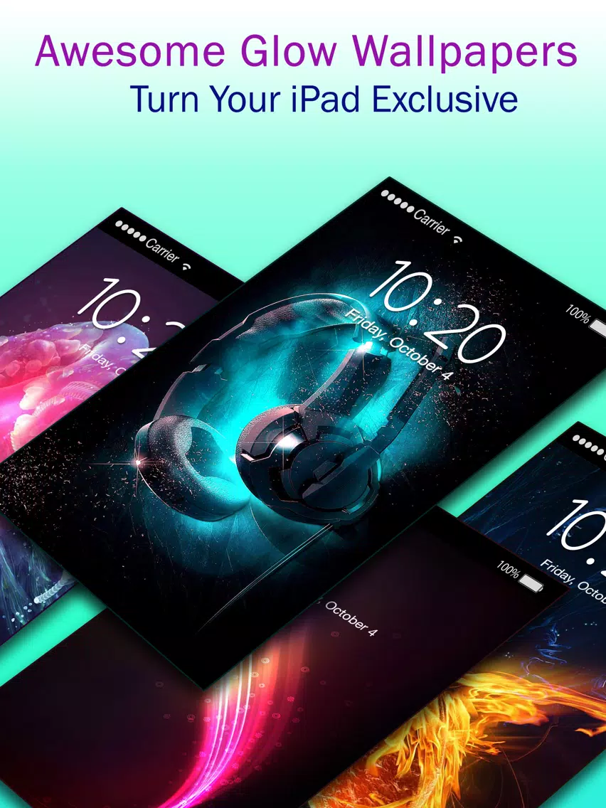 Glow Wallpapers © iPad  スクリーンショット