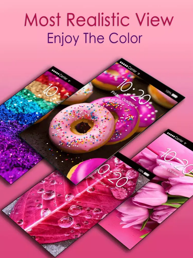 Captures d'écran de Pink Wallpapers iPad 