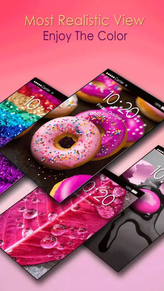 Captures d'écran de Pink Wallpapers