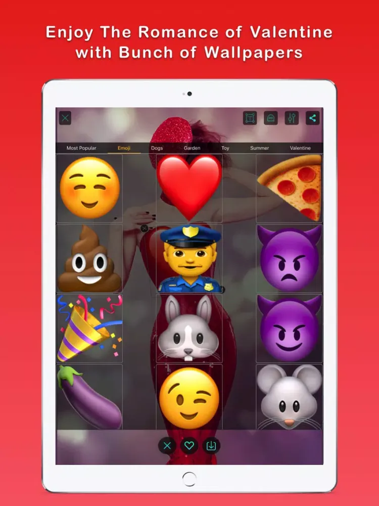Скриншоты HD Valentine Wallpapers ® Pro iPad 