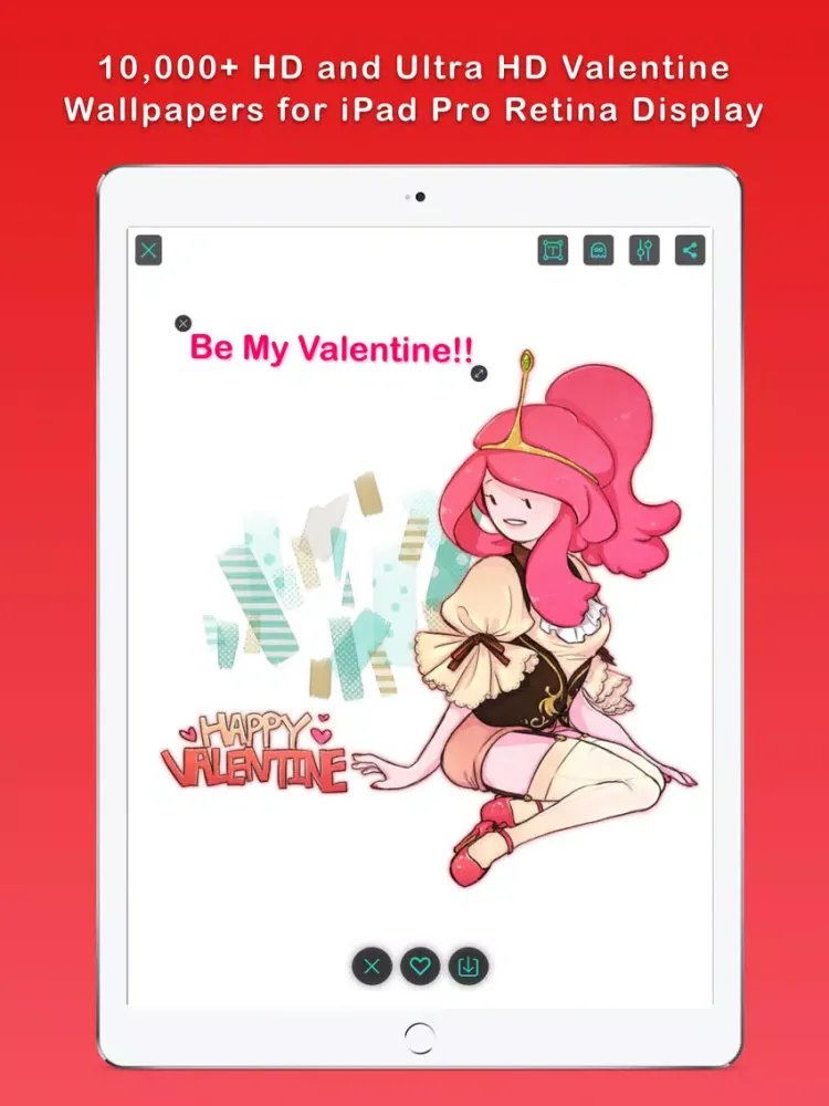 Скриншоты HD Valentine Wallpapers ® Pro iPad 