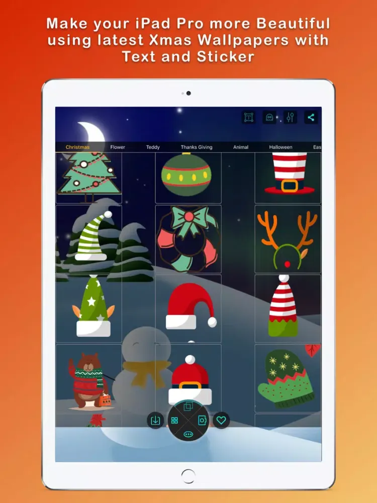 Ảnh chụp màn hình của Christmas Wallpapers ® iPad 