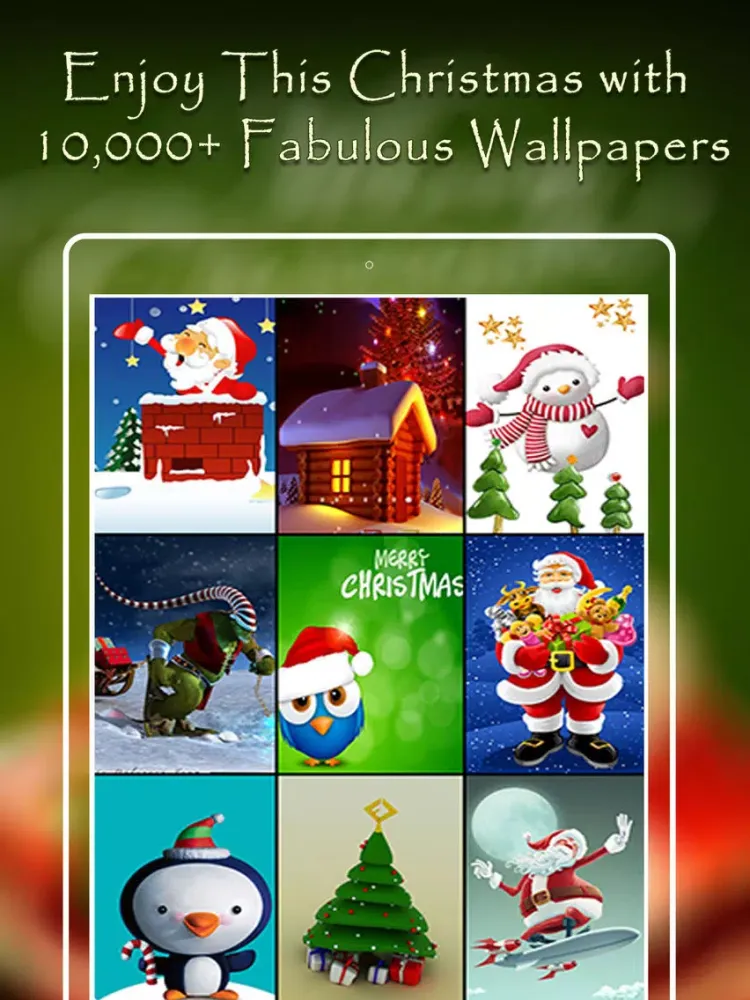 ภาพหน้าจอของ Christmas Wallpapers Pro® iPad 