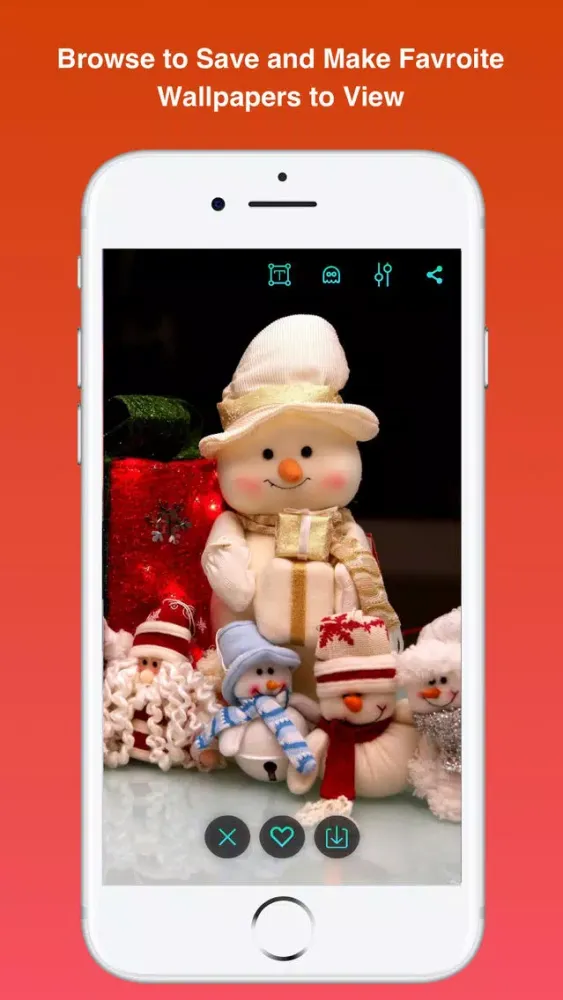 ภาพหน้าจอของ Christmas Wallpapers Pro®
