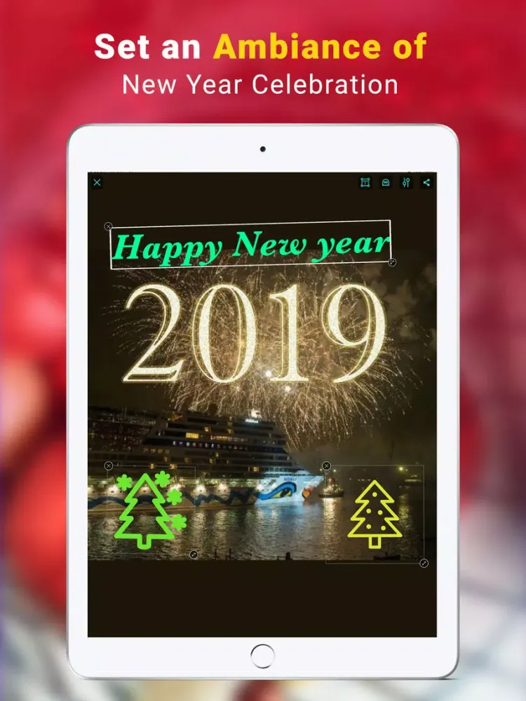 New Year 2018 Wallpapers Pro iPad  Screenshots