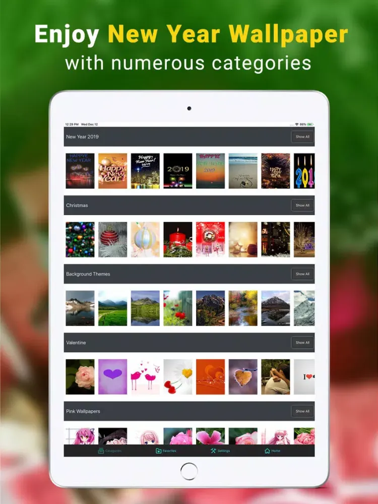 New Year 2018 Wallpapers Pro iPad  Screenshots