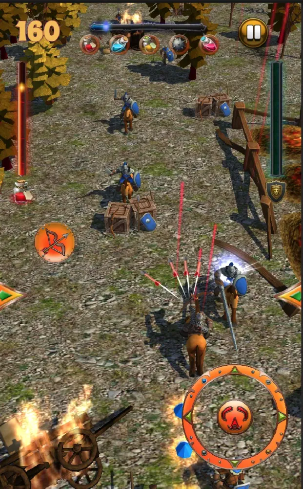 Capturas de tela do Raider Wars