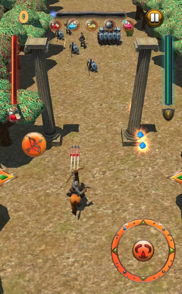 Capturas de tela do Raider Wars