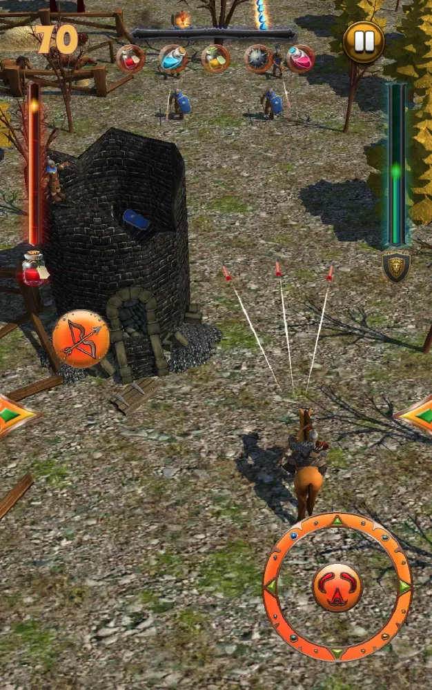 Capturas de tela do Raider Wars