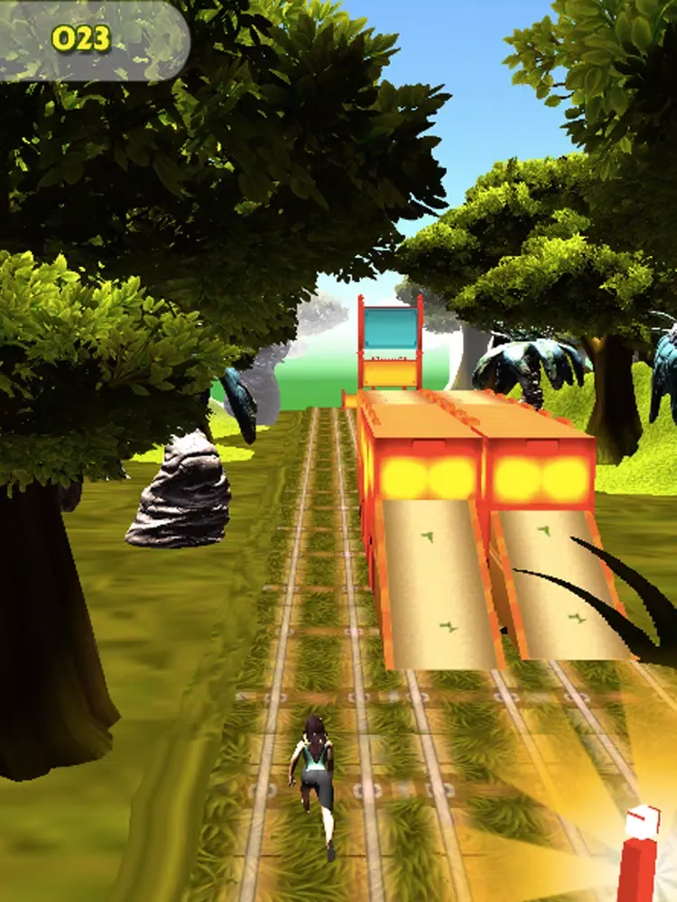 Subway Forest For Run iPad  स्क्रीनशॉट