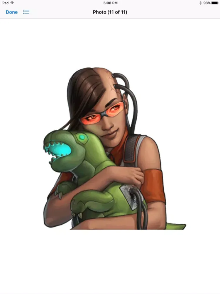Captures d'écran de Android Universe Stickers iPad 