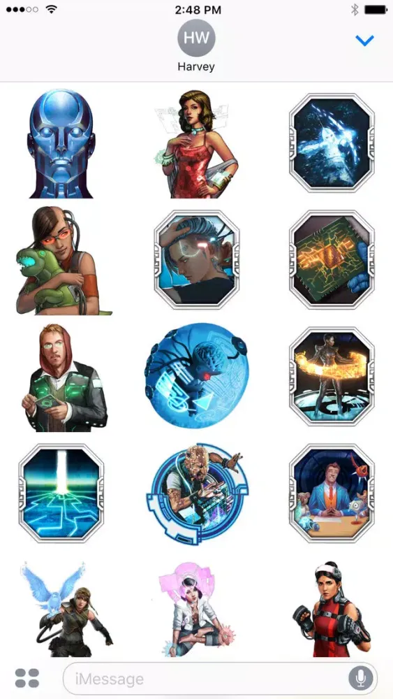 Captures d'écran de Android Universe Stickers