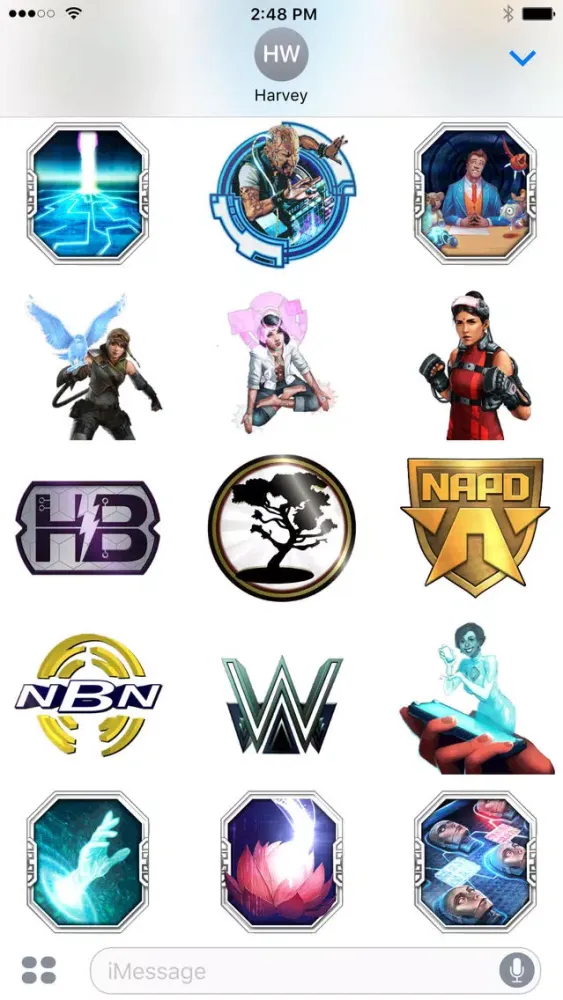 Captures d'écran de Android Universe Stickers