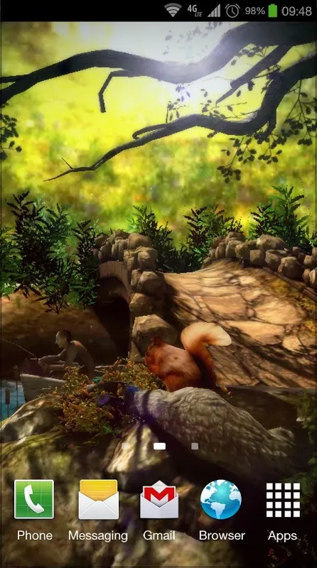 ภาพหน้าจอของ Fantasy Forest 3d Free