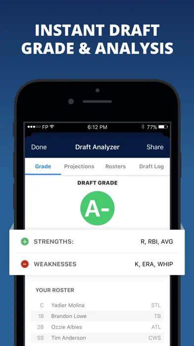 تصاویر Fantasy Baseball Draft Wizard