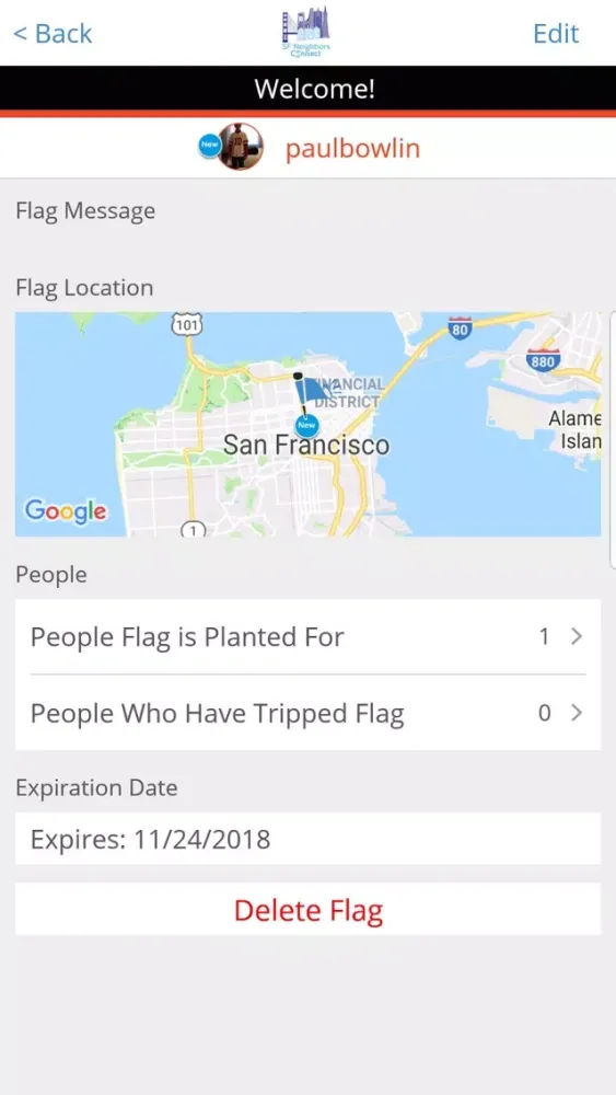 Capturas de tela do SF Neighbors Connect