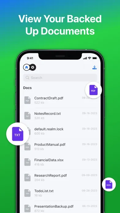 FX Backup Message & Image Screenshots