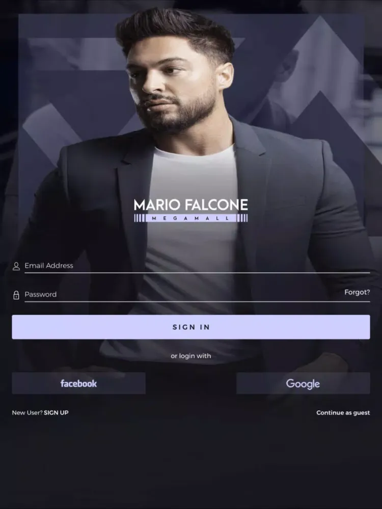 Capturas de tela do Mario Falcone iPad 