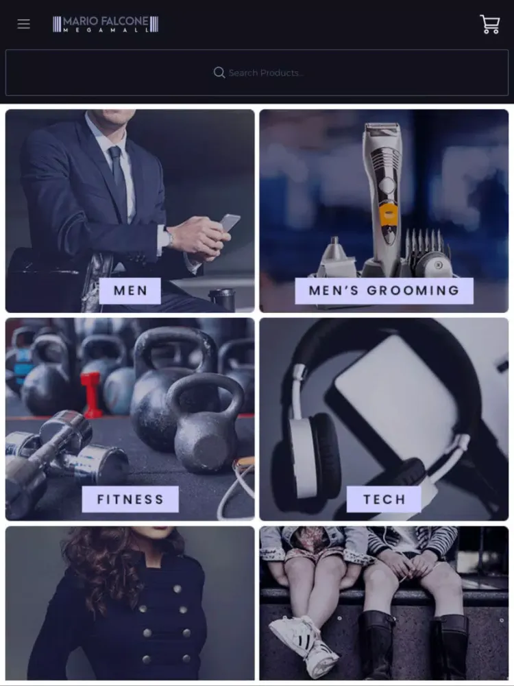 Capturas de tela do Mario Falcone iPad 