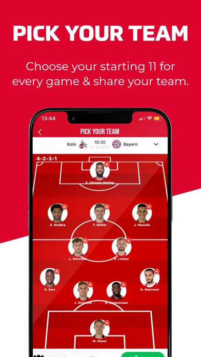 Captures d'écran de Die-Bayern - Live Scores