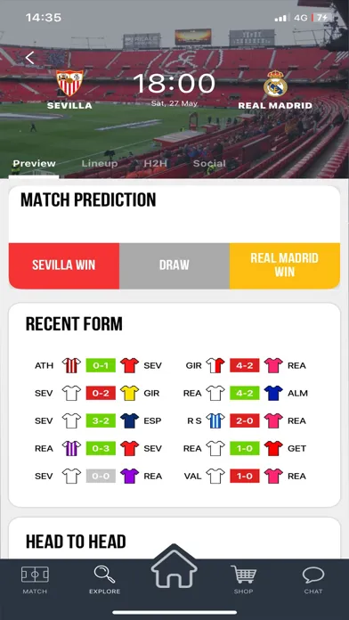 Hala-Madrid سکرین شاٹس