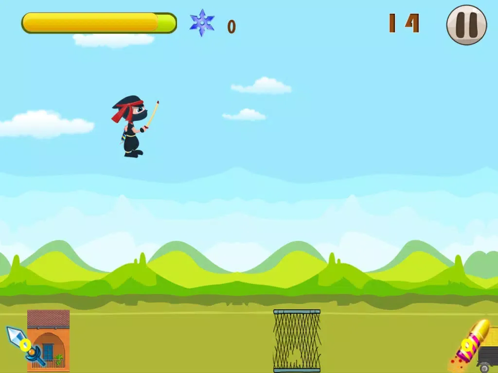 Captures d'écran de Shuriken Rocket Ninja FREE iPad 