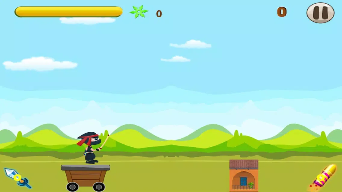 Captures d'écran de Shuriken Rocket Ninja FREE