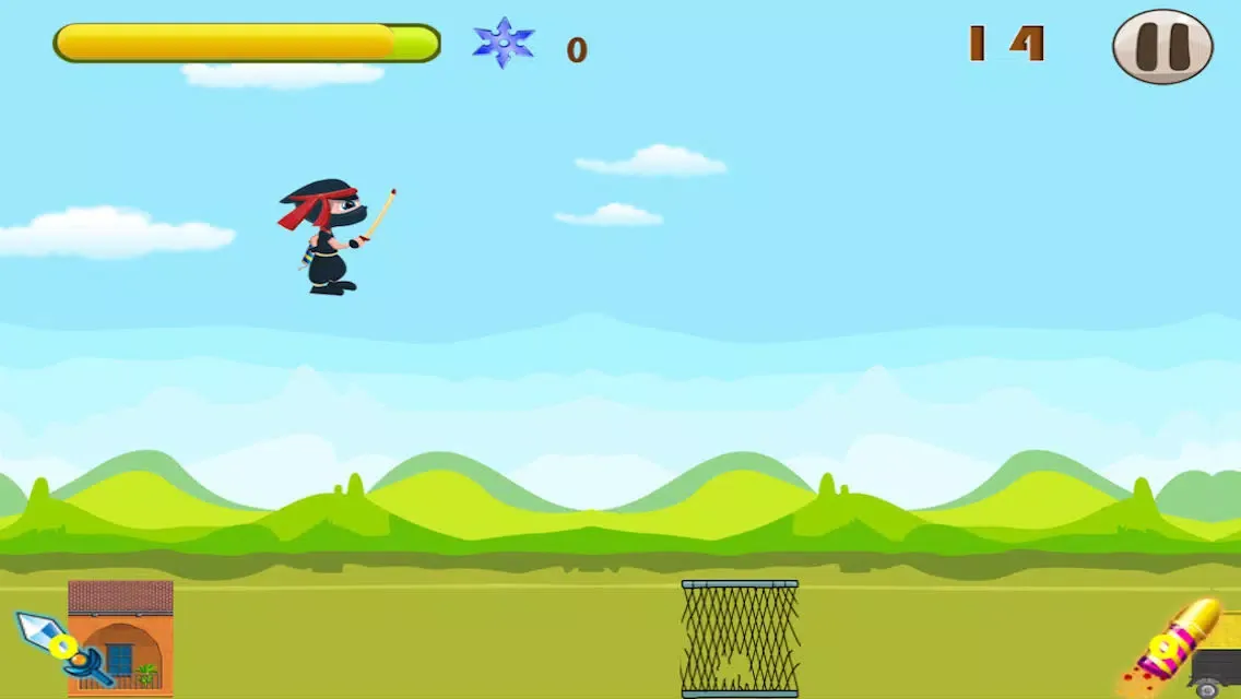 Captures d'écran de Shuriken Rocket Ninja FREE