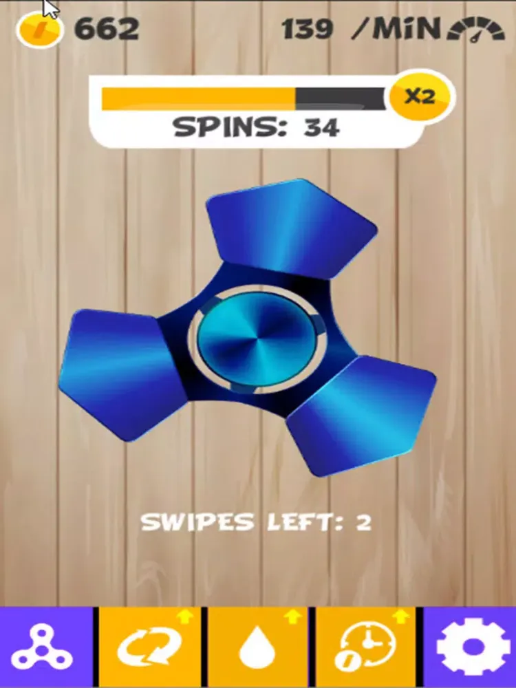 Tangkapan layar Fidget Spinner Finger Toy iPad 