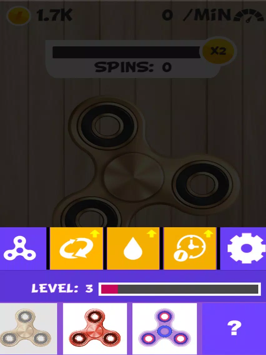 Fidget Spinner Finger Toy iPad  스크린샷