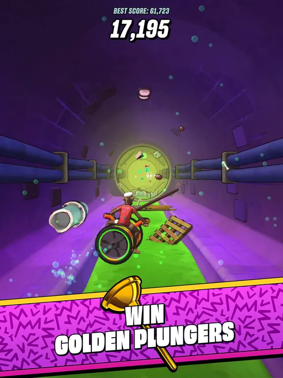 Dookey Dash: Unclogged iPad  Screenshots