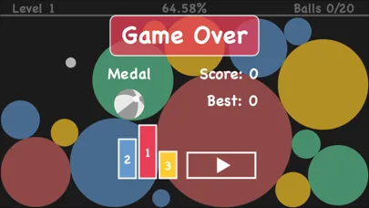 Two Thirds - Ball Filling Game سکرین شاٹس