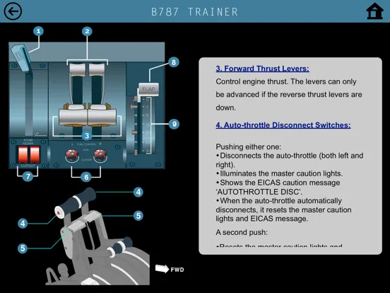 Screenshot di B787 Cockpit Pilot Trainer iPad 
