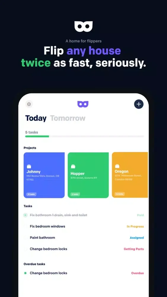 Capturas de tela do Flippers - Task Manager