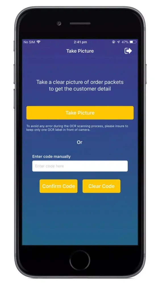 ArrivedEZ - Admin App Screenshots