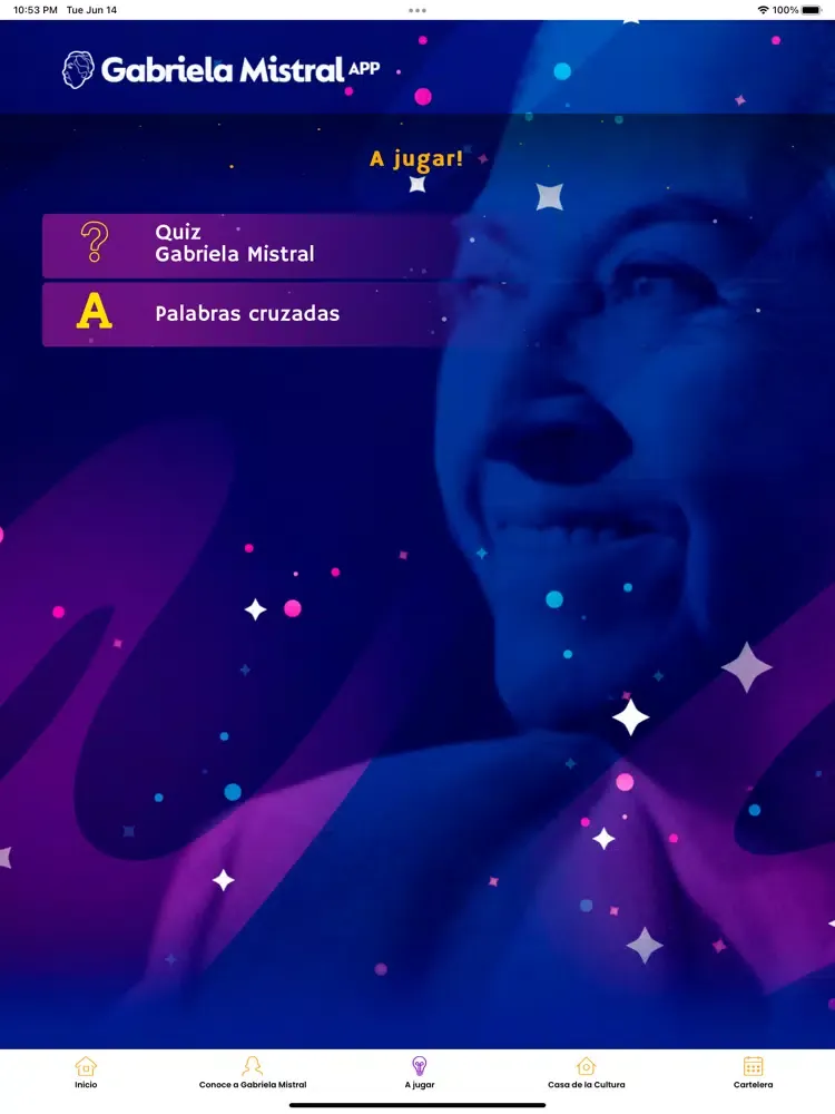 Zrzuty ekranu Gabriela Mistral APP iPad 