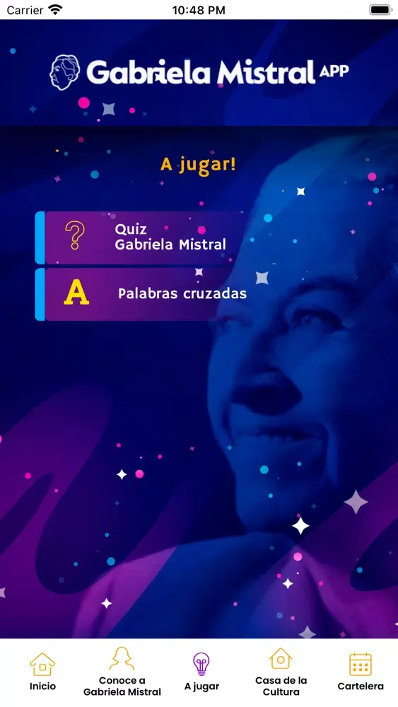 Zrzuty ekranu Gabriela Mistral APP