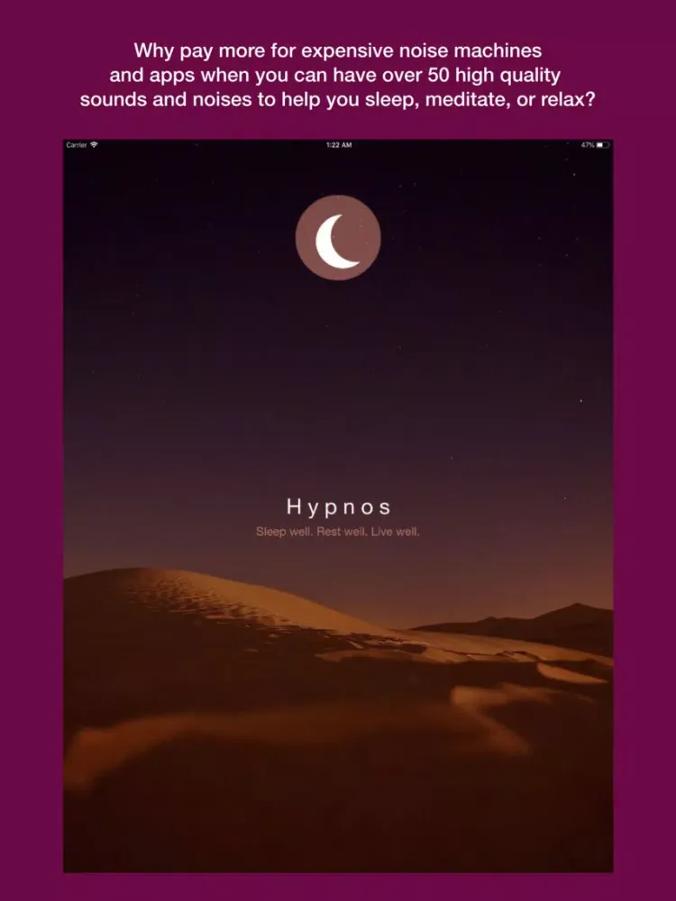 ภาพหน้าจอของ Hypnos - Noises for sleep iPad 